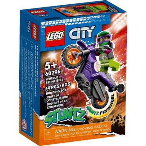 LEGO City 60296 Wheelie na Motocyklu kaskaderskim